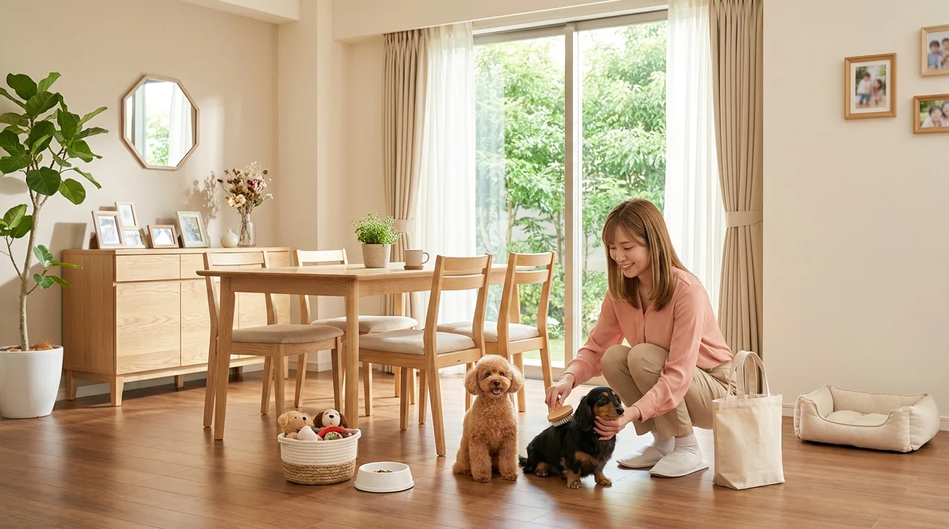 小型犬の訪問ケア