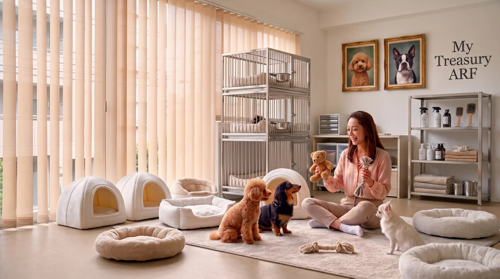 Overnight pet sitting at My Treasury ARF